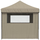 Party Tent Folding Taupe 292 x 440 x 315 cm Oxford Fabric 42023634
