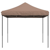 Party Tent Folding Brown 292 x 292 x 315 cm Oxford Fabric 42023548