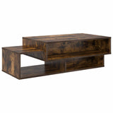 Coffee Table Smoked Oak 105 x 50 x 32.5 cm Engineered Wood 8000208