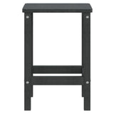 Garden Adirondack Table Anthracite 38x38x46 cm HDPE 318642