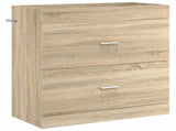 Bathroom Furniture Set Sonoma Oak 81 x 40 x 84.5 cm 3404376