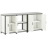 Kitchen Storage Set HATTEM 3 pcs White Cold-rolled Steel 3392702