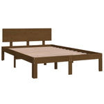 Bed Frame without Mattress Honey Brown 120x190cm Small Double 810468