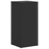 Side Shelf Black 33 x 32 x 70.5 cm Engineered Wood 892408