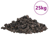 Volcanic Rocks 25 kg Black 1-2 cm 155318