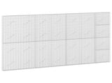 Gabion with 5 mm Wire and 5x5 cm Mesh 350x10x200 cm 3464017