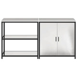 Kitchen Storage Set HATTEM 2 pcs Silver Stainless Steel 3392656