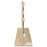 Vanity Mirror Rectangular Sonoma Oak 100 x 45 x 18 cm 868327