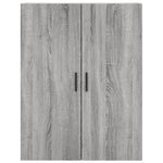 Highboard Grey Sonoma 69.5x34x180 cm Engineered Wood 3196033