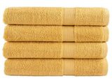 Premium Shower Towels "SOLUND" 4 pcs Gold 70x140 cm 600 gsm 137285
