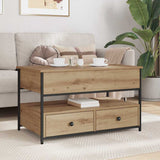 Coffee Table Artisan Oak 85 x 50 x 50 cm Engineered Wood 883056