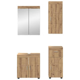 Bathroom Furniture Set TULUM 4 pcs Artisan Oak 60 x 34 x 63 cm 3398053