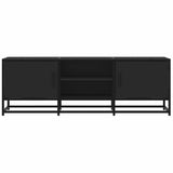 TV Cabinet Black 120x35x41 cm Engineered Wood and Metal 848839