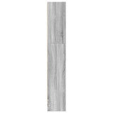 Bookcase Grey Sonoma 80x24x143 cm Engineered Wood 857849