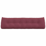 Back Pillow Wine Red 180 x 24 x 50 cm Fabric 42014560
