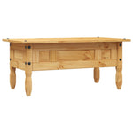 ZNTS Coffee Table Mexican Pine Corona Range 100x55x44 cm 243736