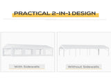 8m x 4m Garden Gazebo Marquee Party Tent Wedding Portable Garage Carport Event shelter Car Canopy T3398P313557
