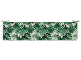 2-Piece Bench Cushions SOEST 2 pcs 100% Polyester Leaf Pattern 949417