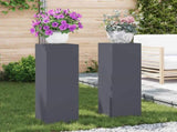 Plant Stand 2 pcs Anthracite 24 x 24 x 75 cm Steel 865822
