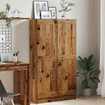 ZNTS Book Cabinet Old Wood 82.5x30.5x150 cm Engineered Wood 3345215