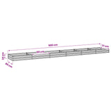 Raised Garden Bed Pastel Green 600 x 80 x 24 cm 8006536