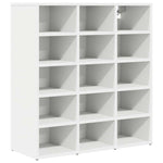 Shoe Cabinet White 77.5 x 30 x 83.5 cm Engineered wood 808720