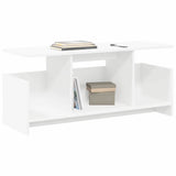 TV Stand White 102 x 35 x 45 cm Engineered Wood 890992
