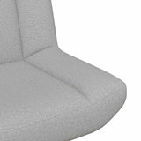 Swivel Chair Cloud Grey 63 x 75 x 76 cm Fabric 42007333