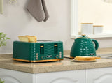 3000W 1.7L Rapid Boil Kettle & 4 Slice Toaster, Kettle and Toaster Set with 7 Browning Controls and T3398P344648