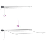 Retractable Awning Sand 450 x 350 cm Fabric and Steel 3426271