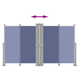 Retractable Side Awning Blue 140x1200 cm 318064