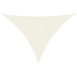 Sunshade Sail Oxford Fabric Triangular 5x7x7 m Cream 135237