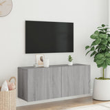 TV Cabinet Wall-mounted Grey Sonoma 100x30x41 cm 836971