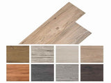 Flooring Planks 18 pcs Brown 5.26 m PVC 42046249