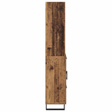 Highboard with Drawer 2 pcs Old Wood Engineered Wood 3415761