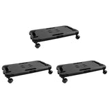 Transport Trolleys 3 pcs Black Polypropylene 200 kg 3157512
