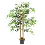 Artificial Bamboo Tree 730 Leaves 120 cm Green 358985