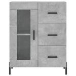 Highboard Concrete Grey 69.5x34x180 cm Engineered Wood 3195967