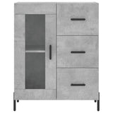 Highboard Concrete Grey 69.5x34x180 cm Engineered Wood 3195967