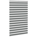 Zebra Blind Dark Grey 140x230 cm Fabric Width 135.9 cm Polyester 4014191