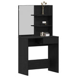 Dressing Table Black Oak 74.5 x 40 x 141 cm Engineered Wood 862782