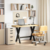 Desk NOAIN X-Shaped Legs 120x50x75 cm Solid Wood Pine 4100040