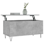ZNTS Coffee Table Concrete Grey 90x44.5x45 cm Engineered Wood 830976