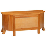 TV Cabinet Natural 100 x 40.5 x 46 cm Solid Mahogany Wood 42009935