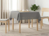 Table Cloth 5 pcs Rectangular Light Grey 140 x 140 cm 42040325