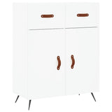 Highboard White 69.5x34x180 cm Engineered Wood 3200489