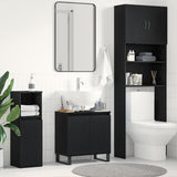 Bathroom Sink Cabinet Black Oak 58 x 33 x 60 cm Engineered Wood 862889