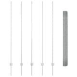 Fence and Post Silver 1.5 x 10 m Steel 3336337