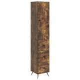 Cabinet Set 2 pcs Smoked Oak 34.5 x 34.5 x 90 cm 3416894