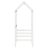 Kids' Bed Roof White 98x70x176.5 cm Solid Wood Pine 846992
